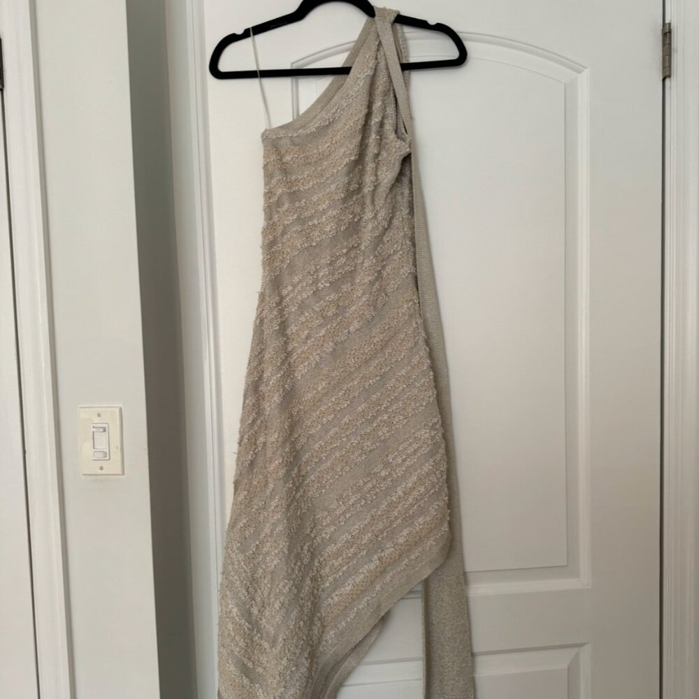 Cult Gaia Levent Knit Dress - Mushroom in XS (Worn Once)